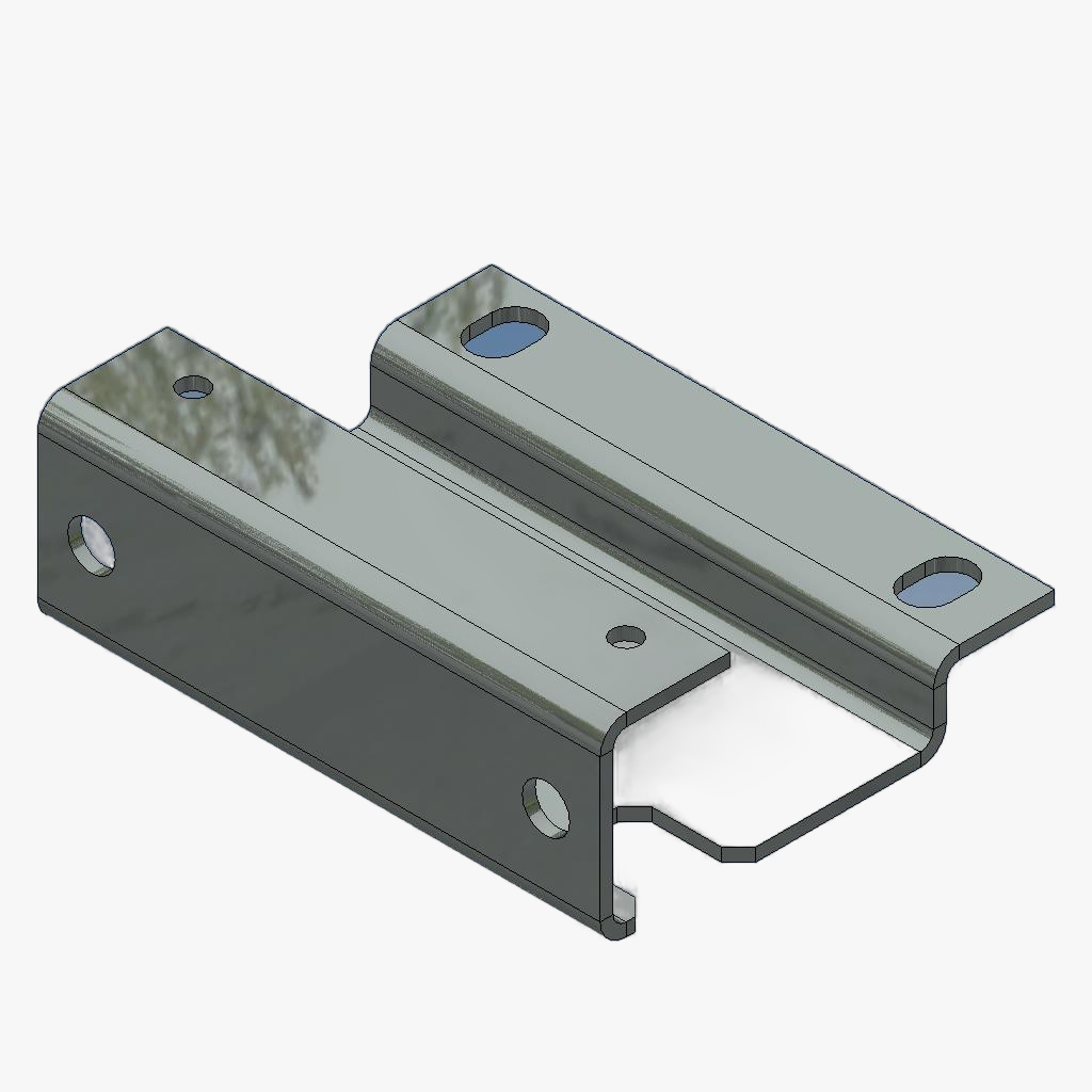 Console tbv steunpoot bakwagen