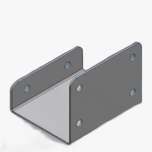 Console tbv steunpoot King (XL) 2018 Verzinkt