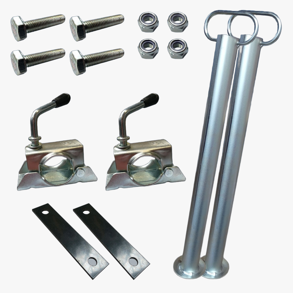 Steunpootset F4U Alu Ong.