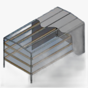 Huif PM170 1800mm L-Grijs