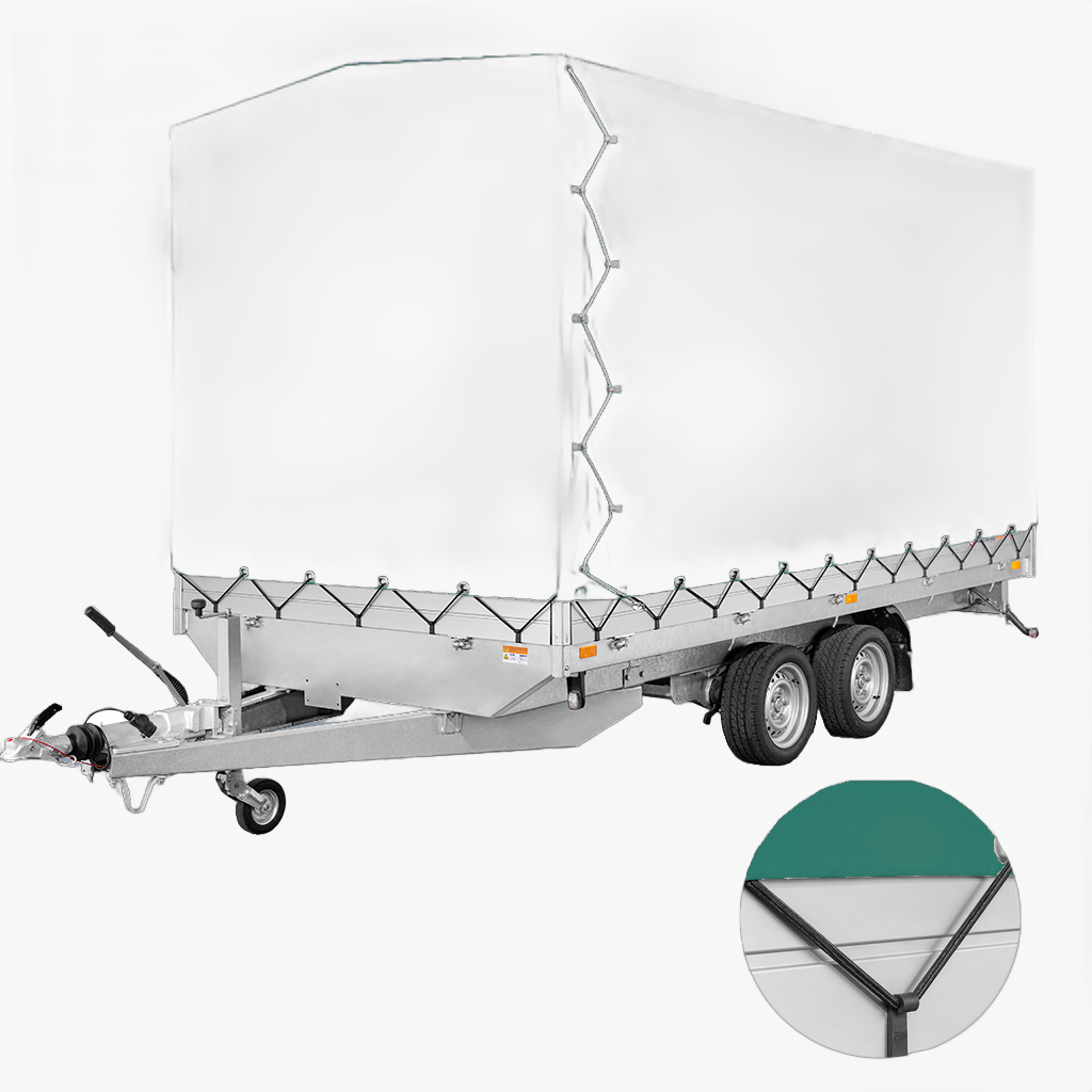 Huifdoek 276 150 180cm groen RAL 6026