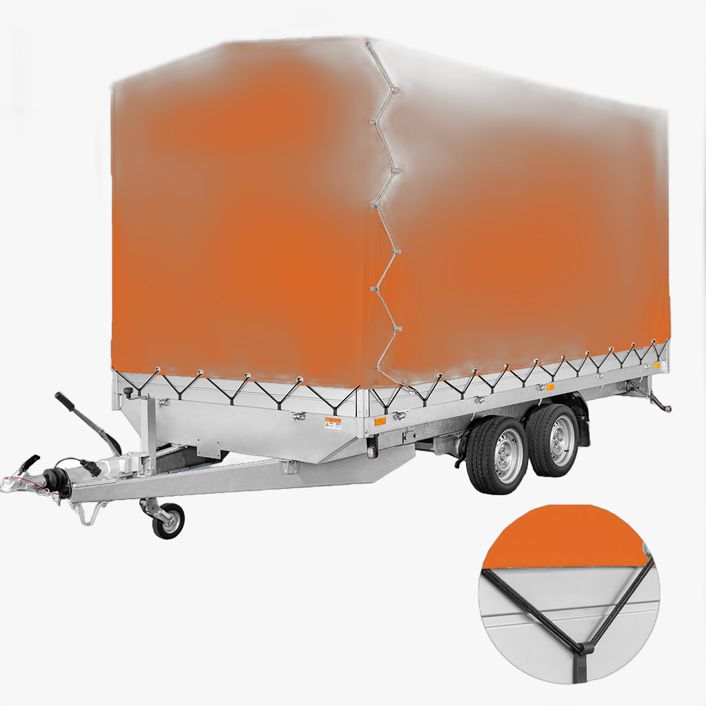 Huifdoek 406 184 180cm oranje RAL2004