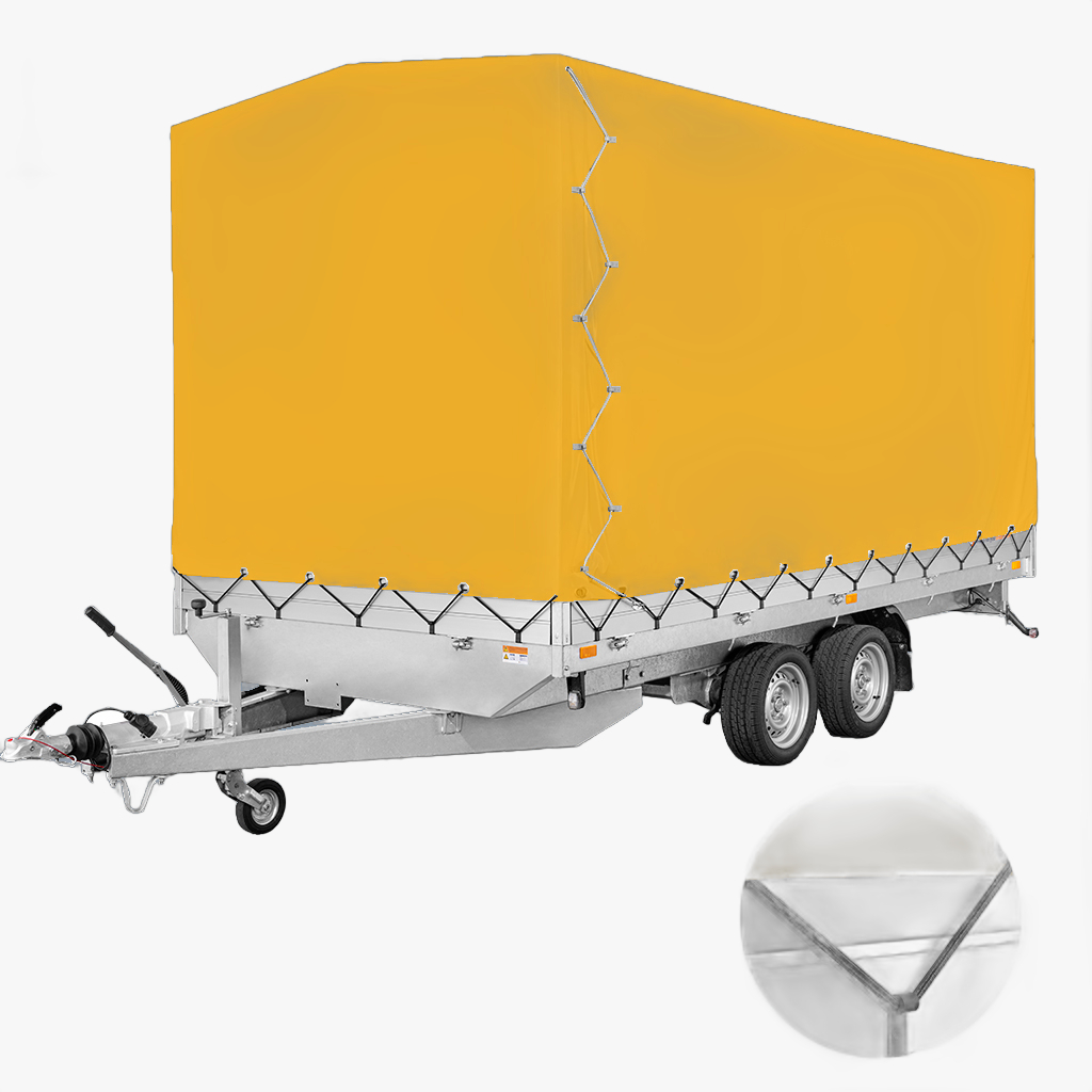 Huifdoek 506 204 200cm geel RAL 1003