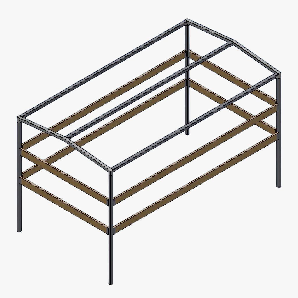 Huifstellage 276 150 160cm