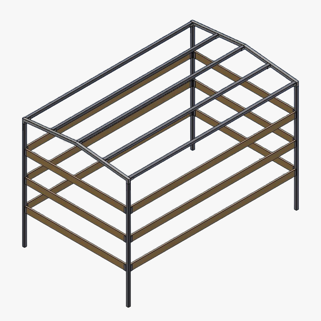 Huifstellage 276 170 180cm