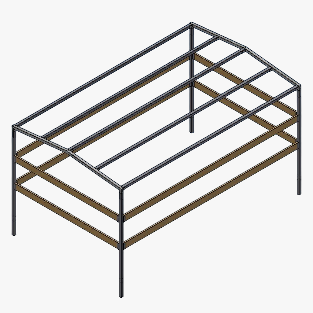 Huifstellage 306 184 160cm