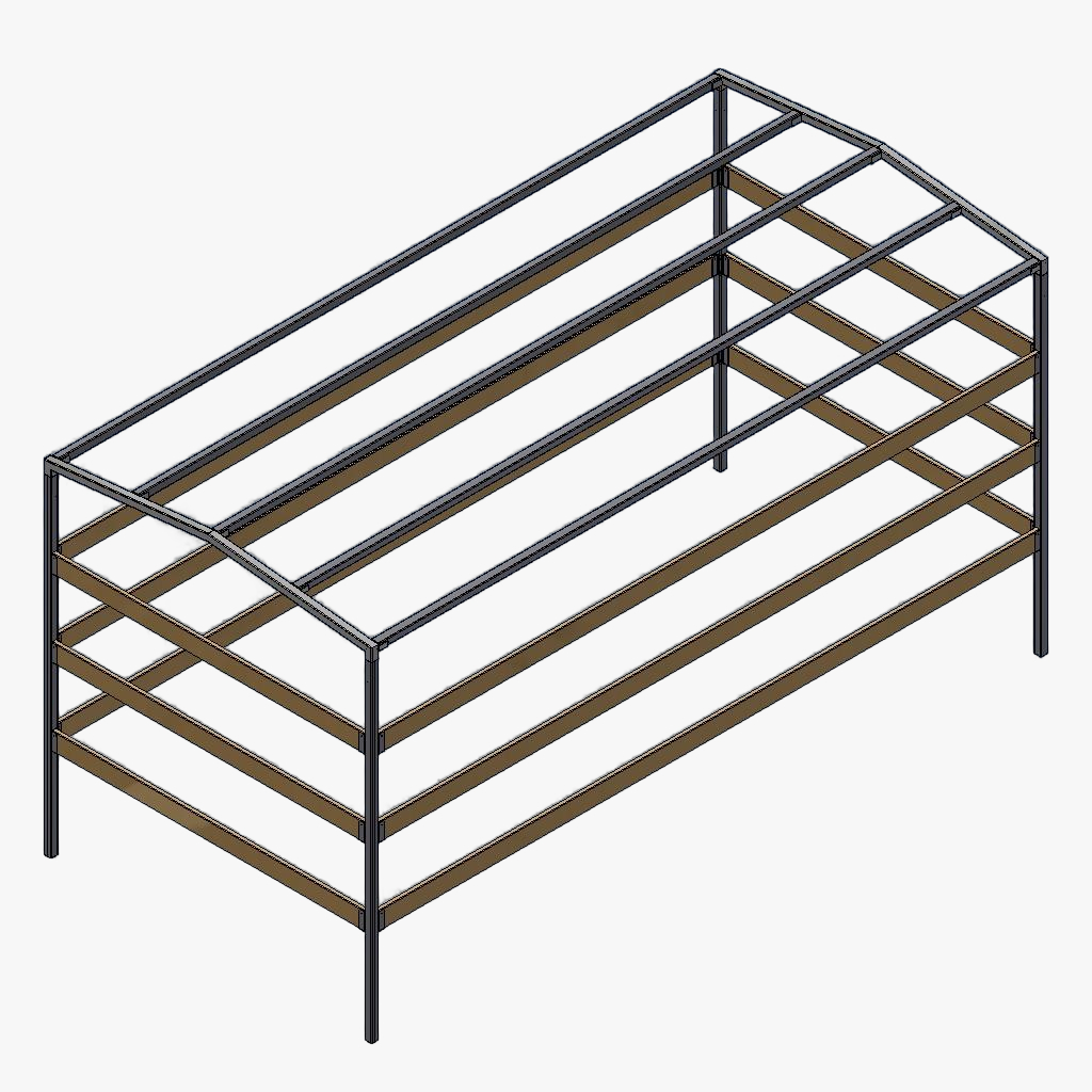 Huifstellage 356 170 180cm