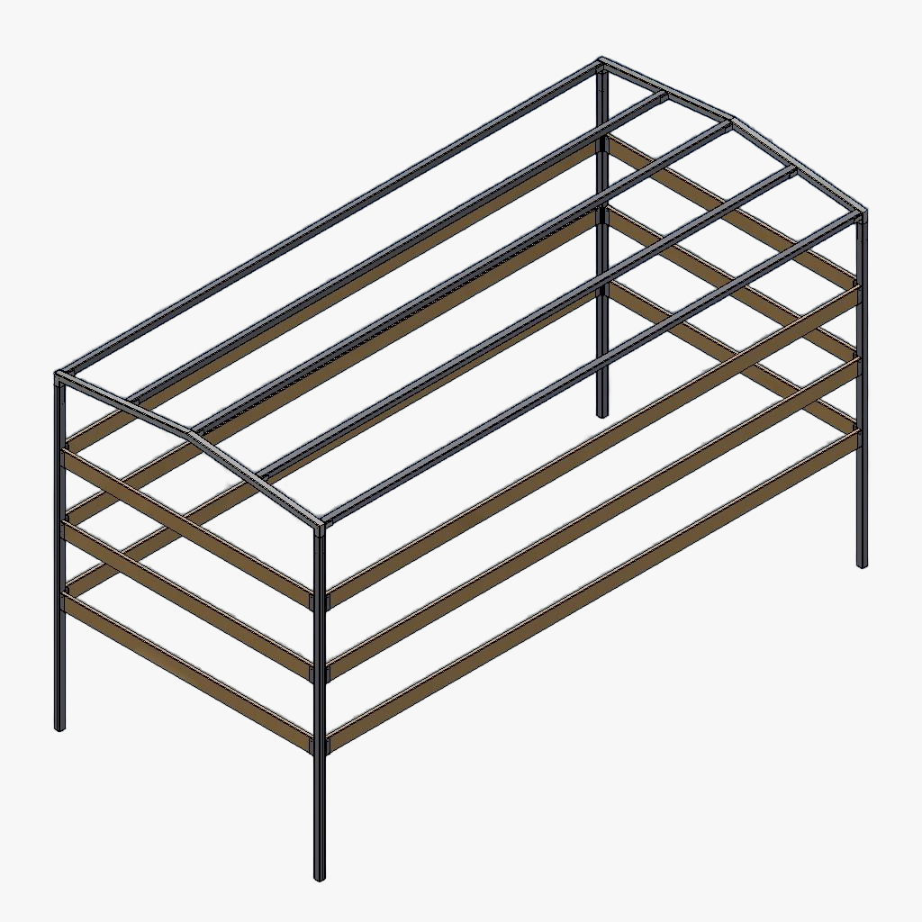 Huifstellage 356 170 200cm