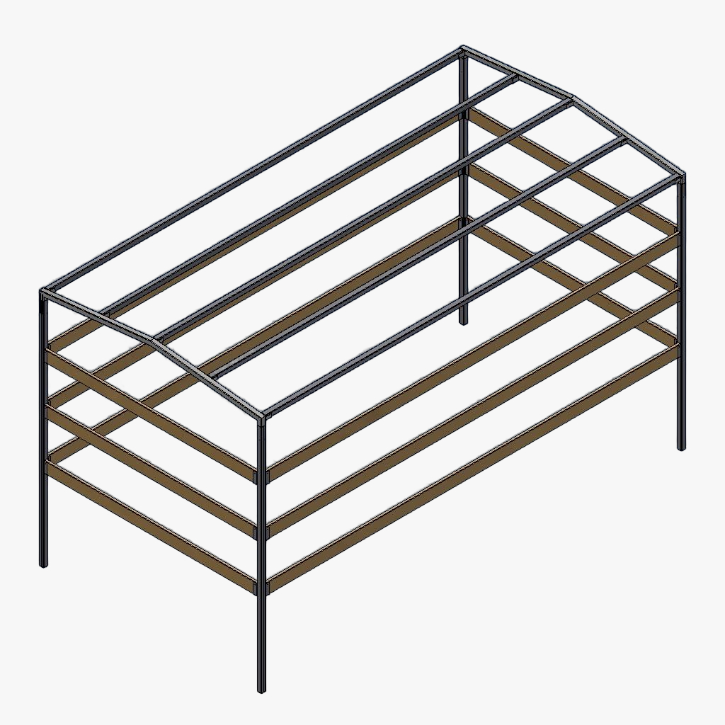 Huifstellage 356 184 200cm
