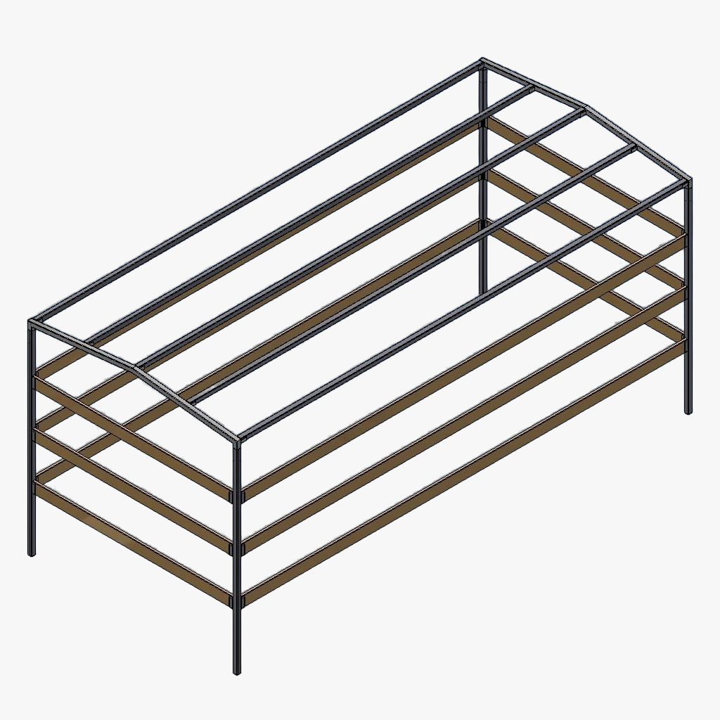 Huifstellage 406 184 180cm