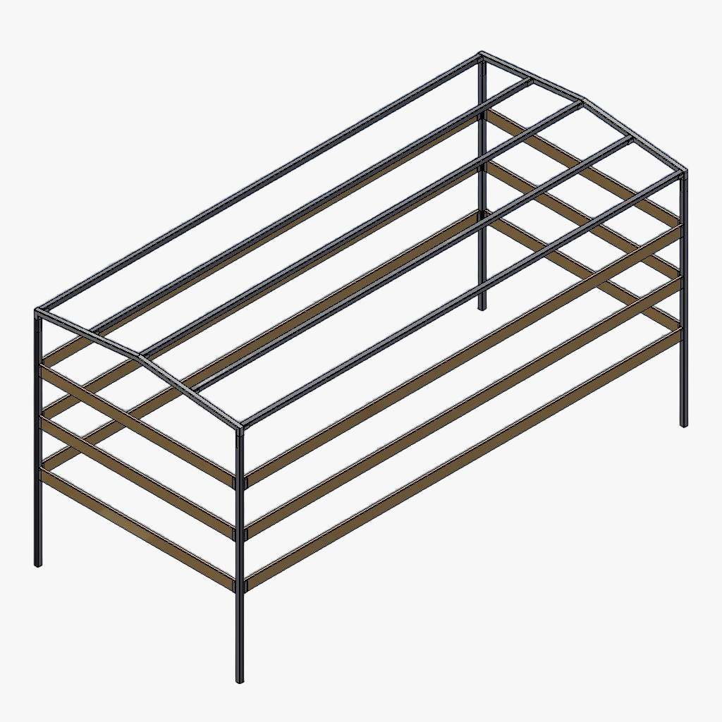 Huifstellage 406 184 200cm