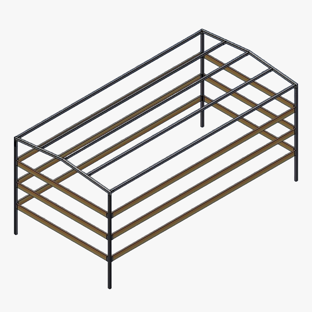 Huifstellage 406 204 180cm