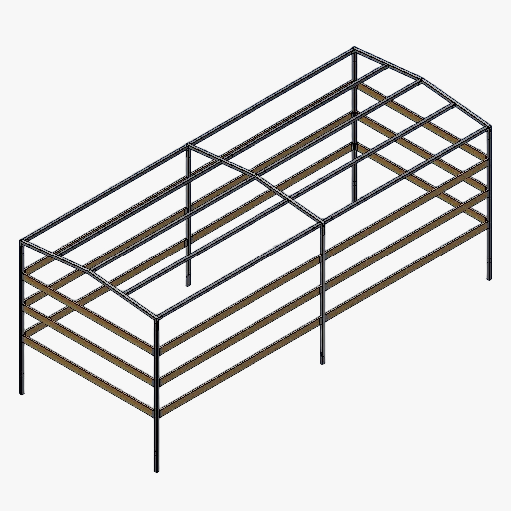 Huifstellage 506 204 200cm