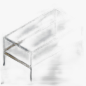 Stellage DV 1500 gebogen toog