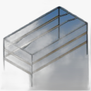 Stellage FW 1800 gebogen toog