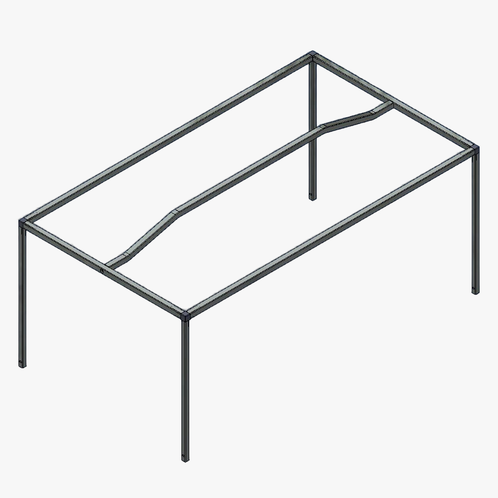 Stellage BT/SF 1200 gebogen toog 2018