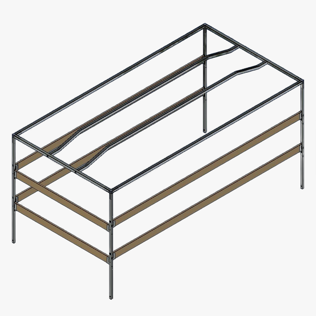 Stellage FW 1800 gebogen toog  2018