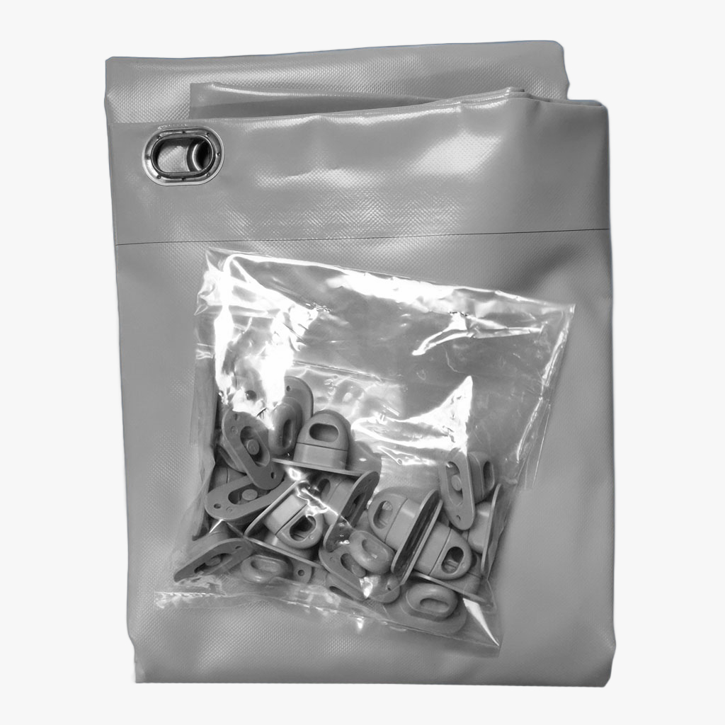 Vlakzeil DV W/M L-Grijs cpl Dr