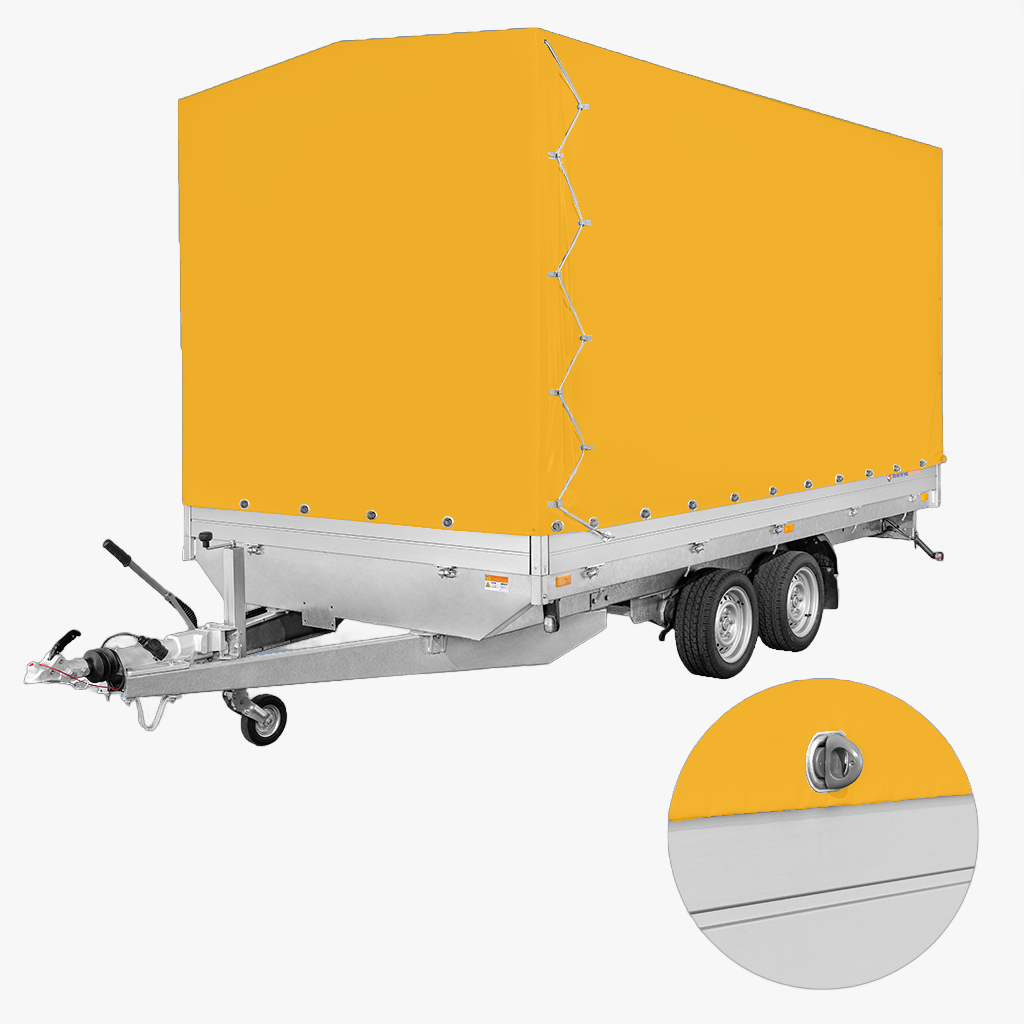 Huif PL K1 K3 TP 256 150 160cm geel draaisl.