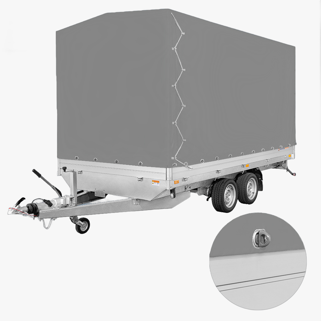 Huif PL K1 K3 TP 256 150 180cm grijs draaisl.