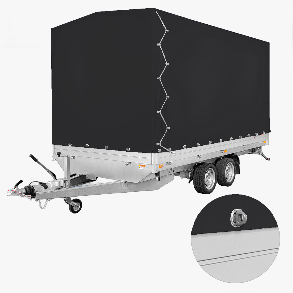 Huif PL K1 K3 TP 276 170 180cm zwart draaisl.