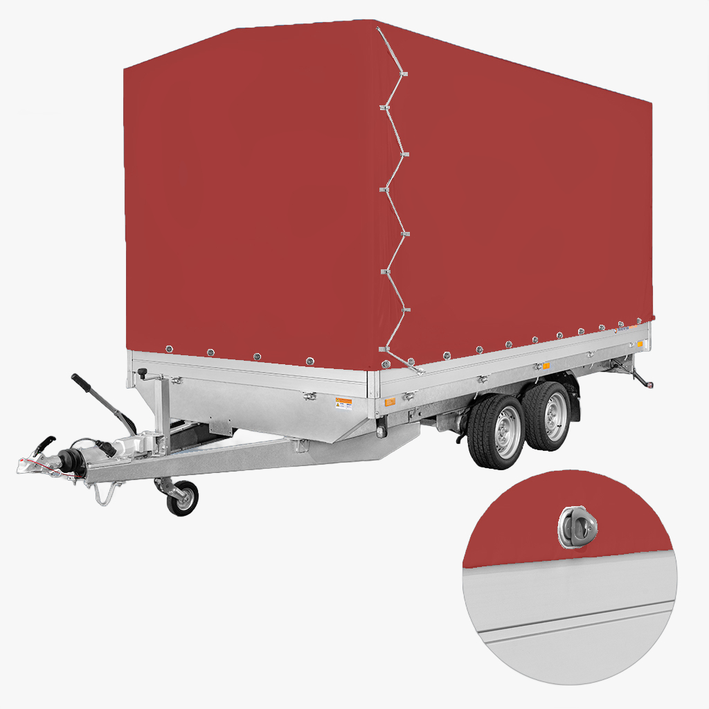 Huif PL K1 K3 TP 306 170 160cm rood draaisl.