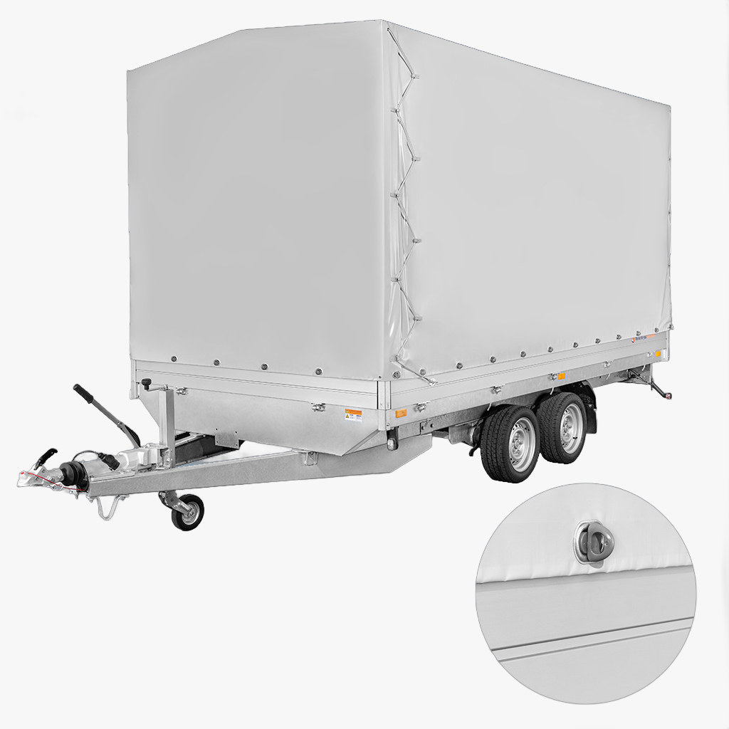 Huif PL K1 K3 TP 406 184 180cm lichtgrijs draaisl.