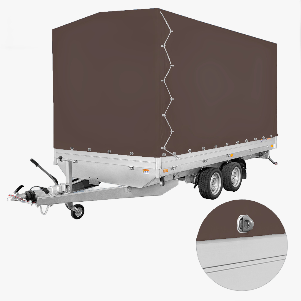 Huif PL TP 506 204 180cm bruin draaisl.