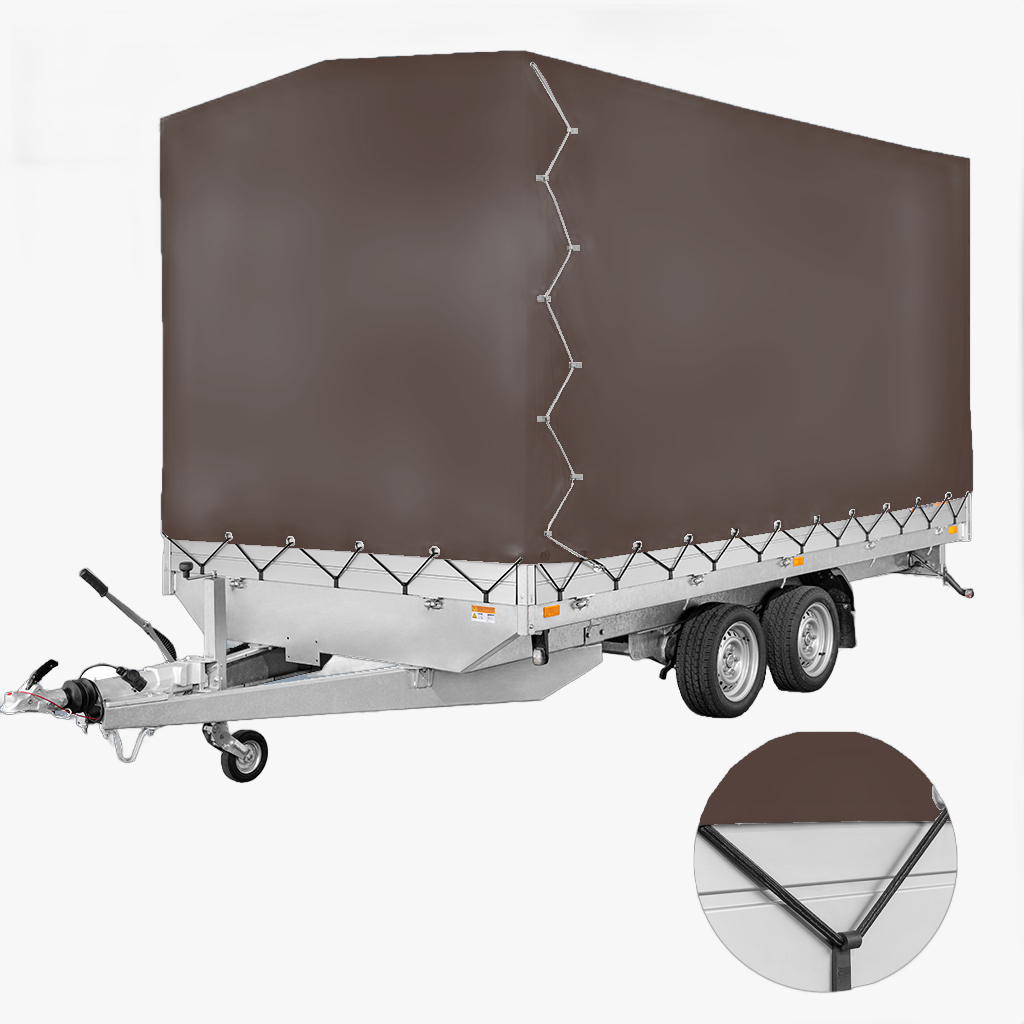 Huif PL TP 506 224 200cm bruin elast.