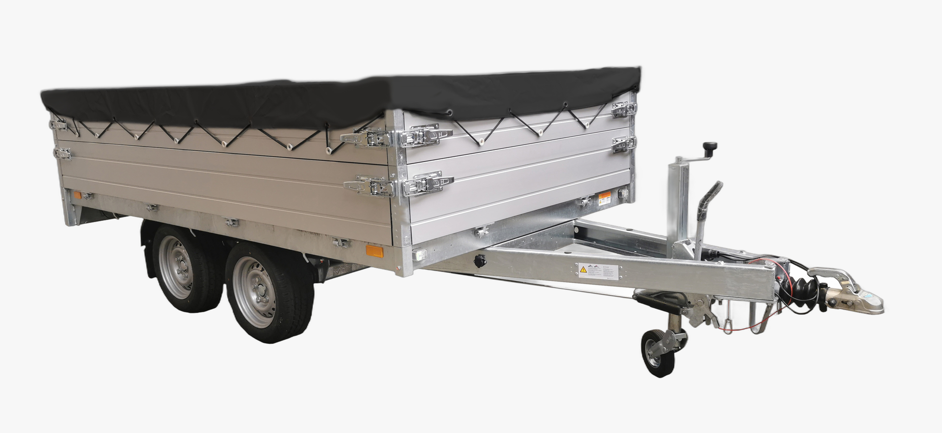 Vlakzeil opzetborden PKT 276 x 170 cpl zwart