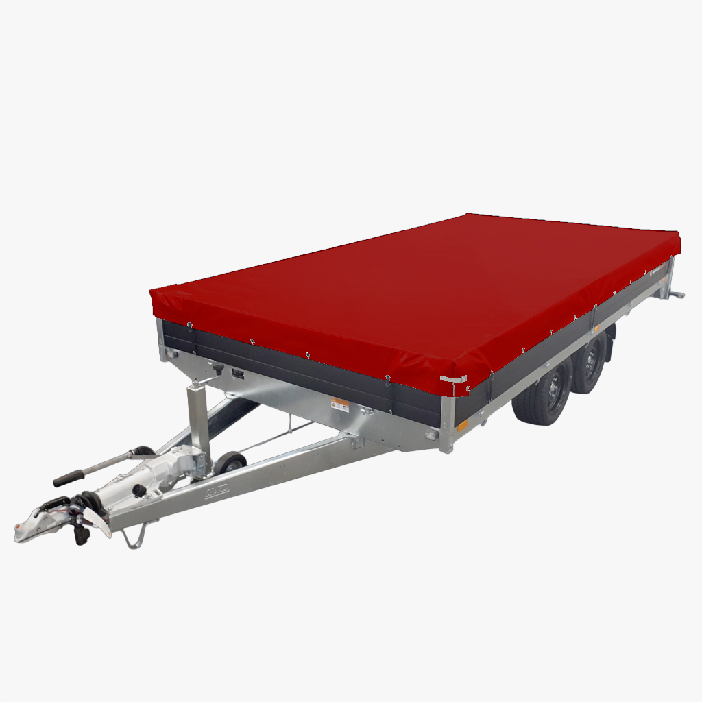 Vlakzeil PKT 356 x 184 cpl rood RAL3002