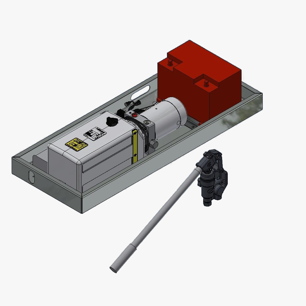 Accubak klein K1 256  met noodpomp
