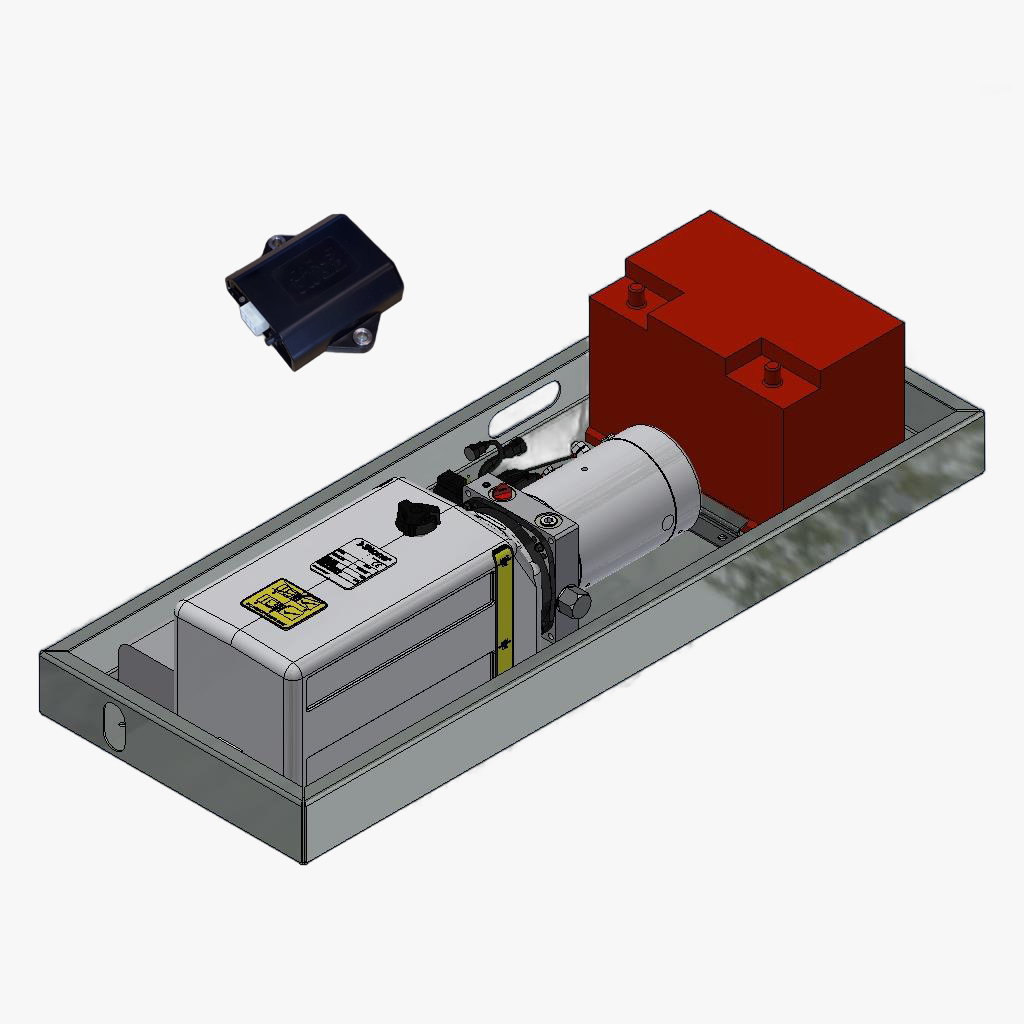 Accubak klein K1 256 met bluetooth bediening