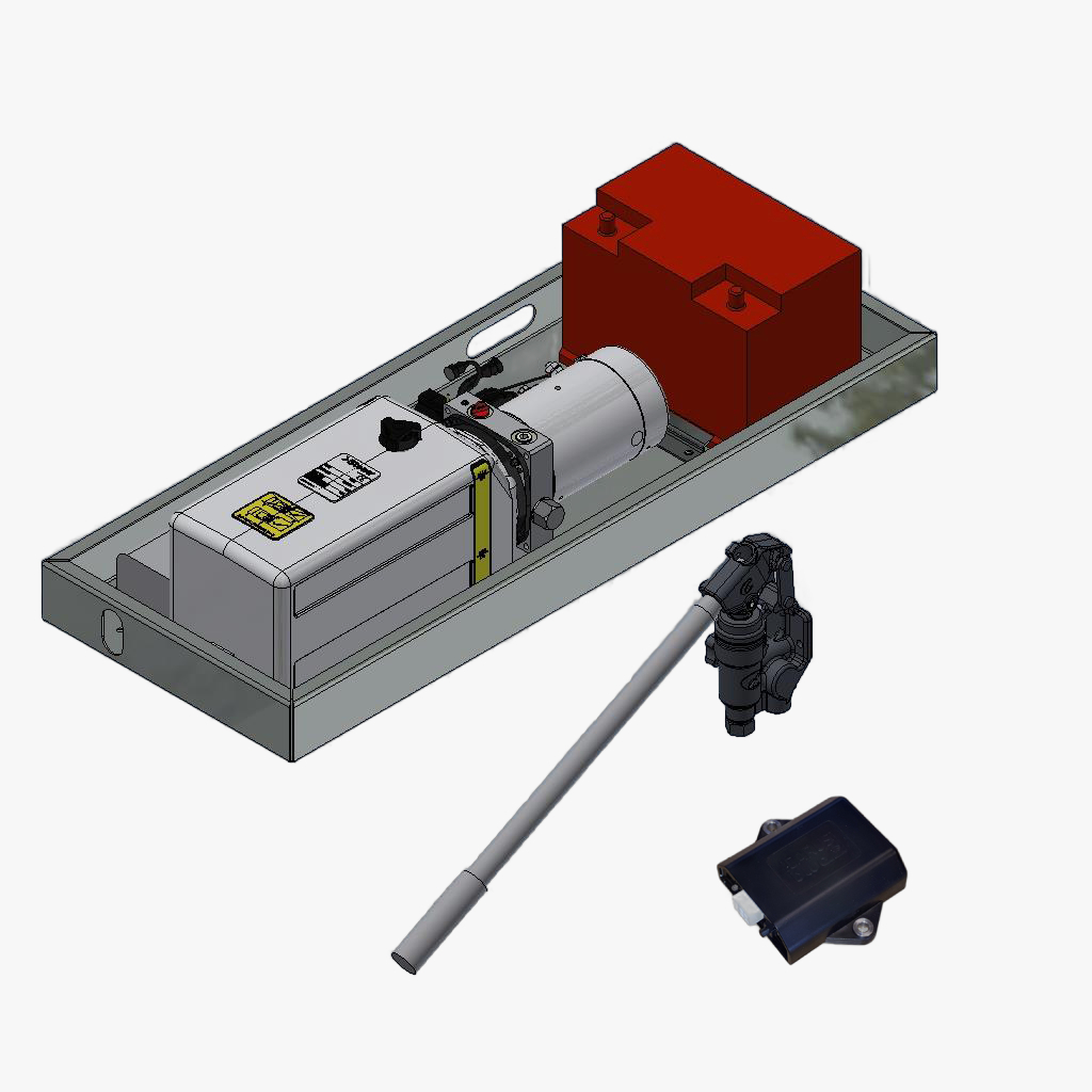 Accubak klein K1 256  met noodpomp en bluetoothbed