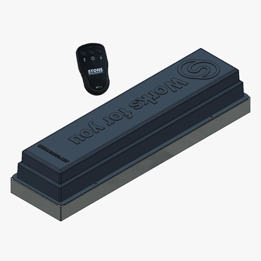 Accubak groot K3 406 met afstandbediening