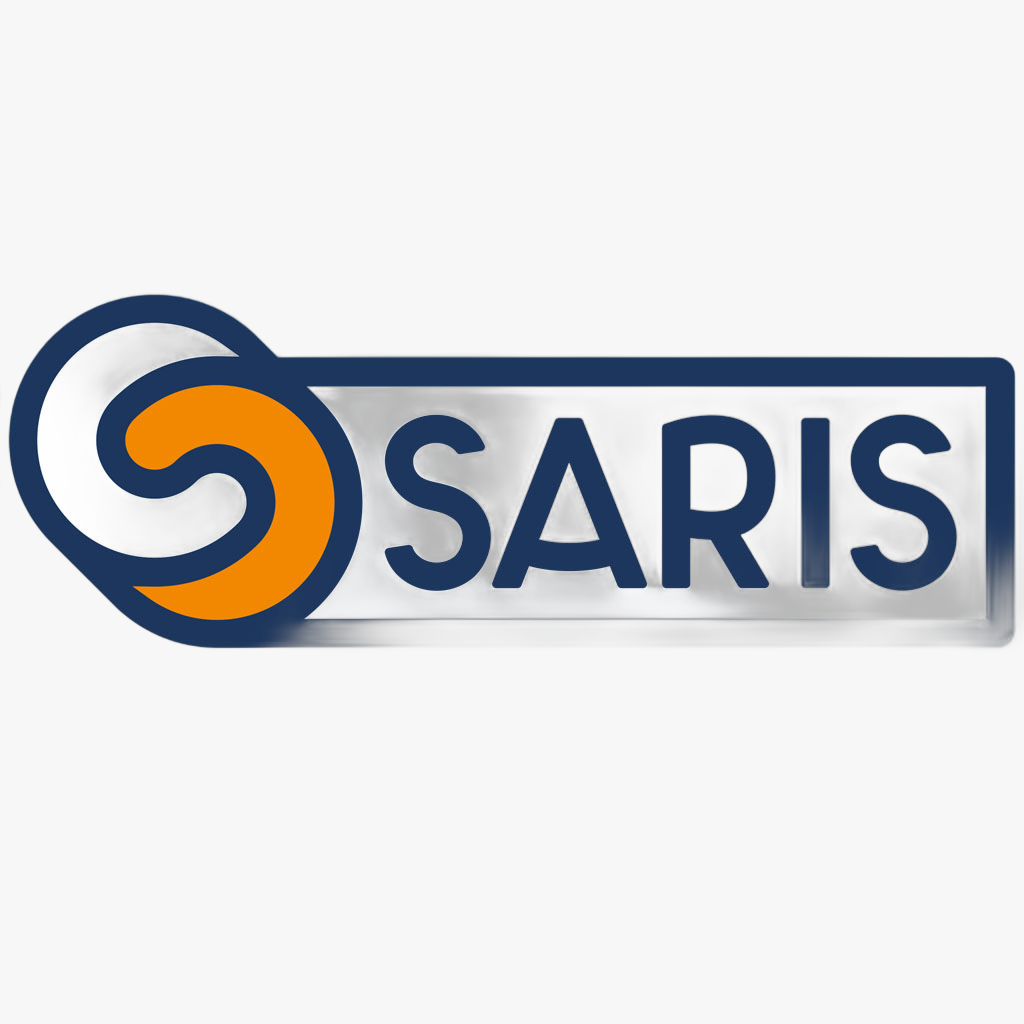 Sticker Logo SARIS extra groot reflecterend