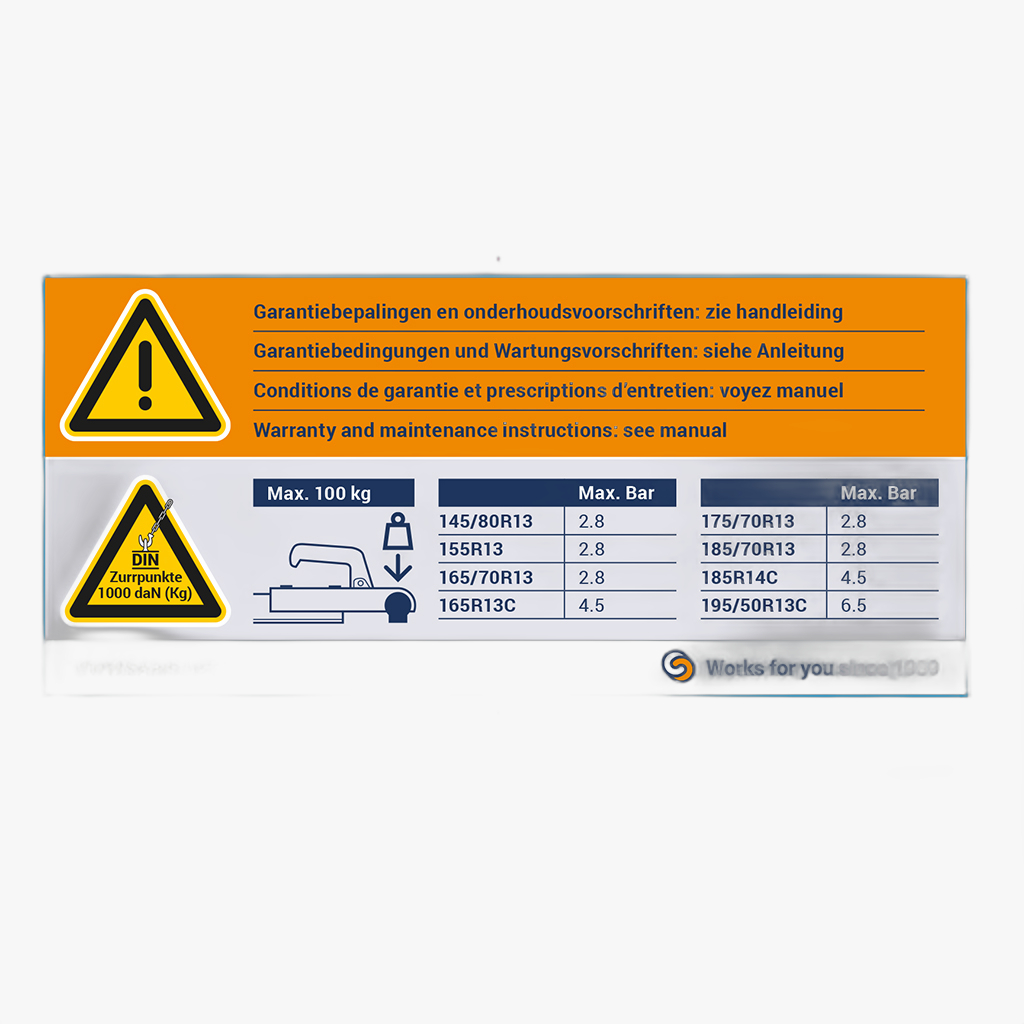 Sticker Magnum 100Kg combi