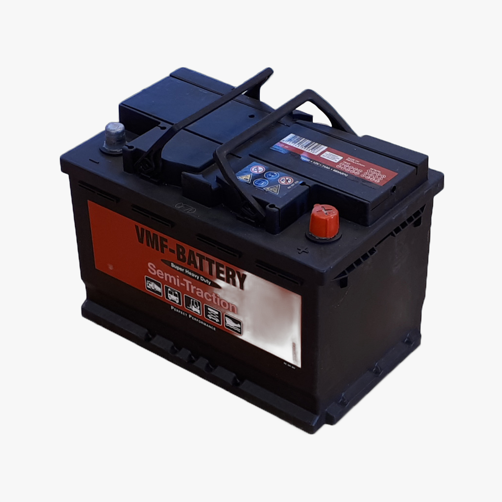 Accu K1 en K3 Kipper 12V 74 Ah