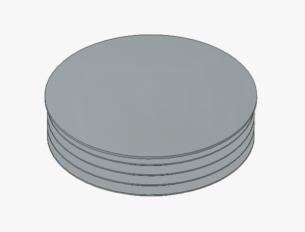 Insteekdop lenskop 42mm Grijs