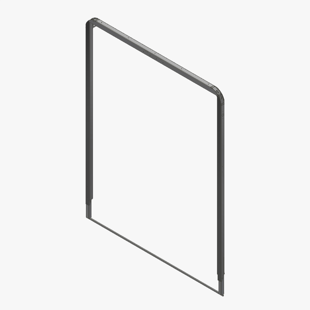 Achterportaal GP 185x220 (Verzinkt)