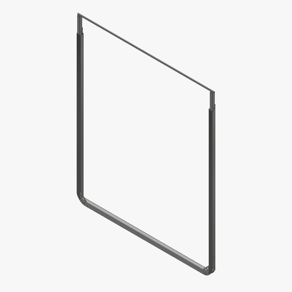 Achterportaal GP 202x220 (Verzinkt)