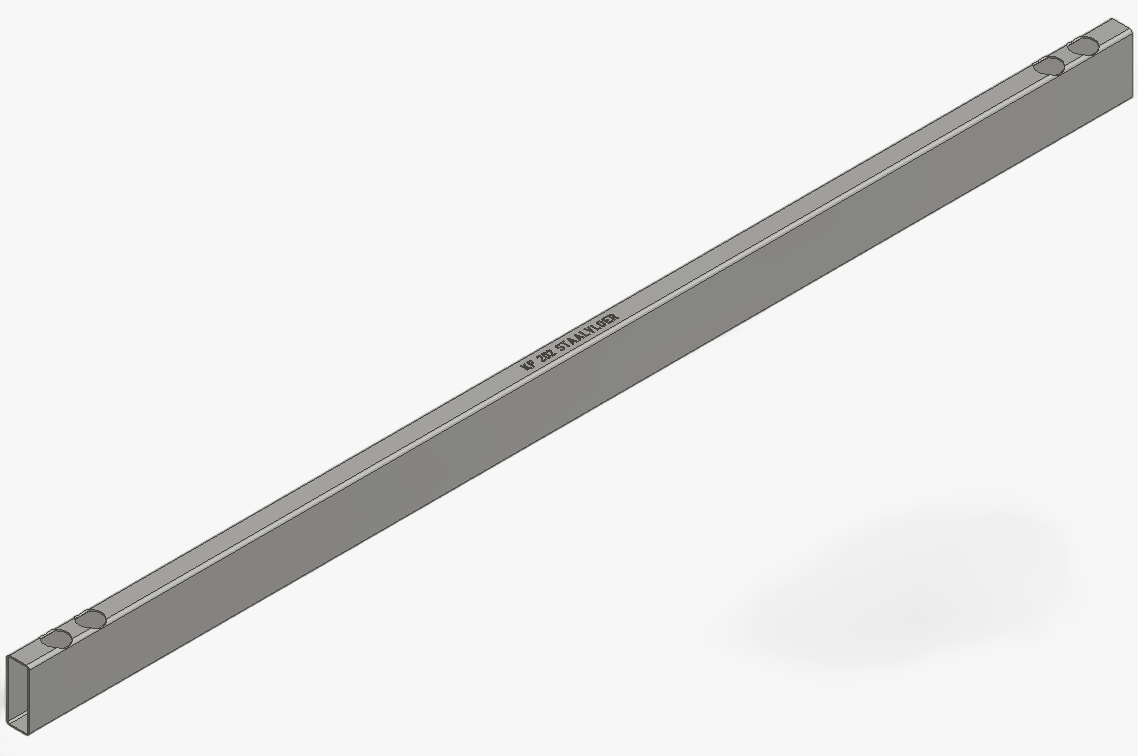 Extra ligger schroefbaar KP202 (80x30) verzinkt