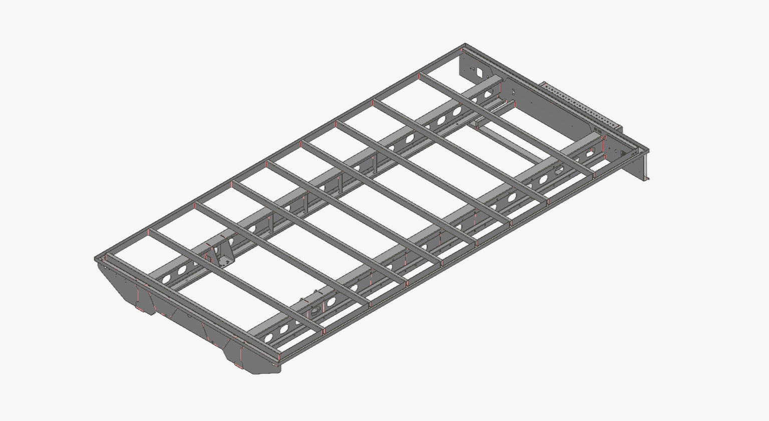 Chassis OS 402x199 (PL) (verzinkt)