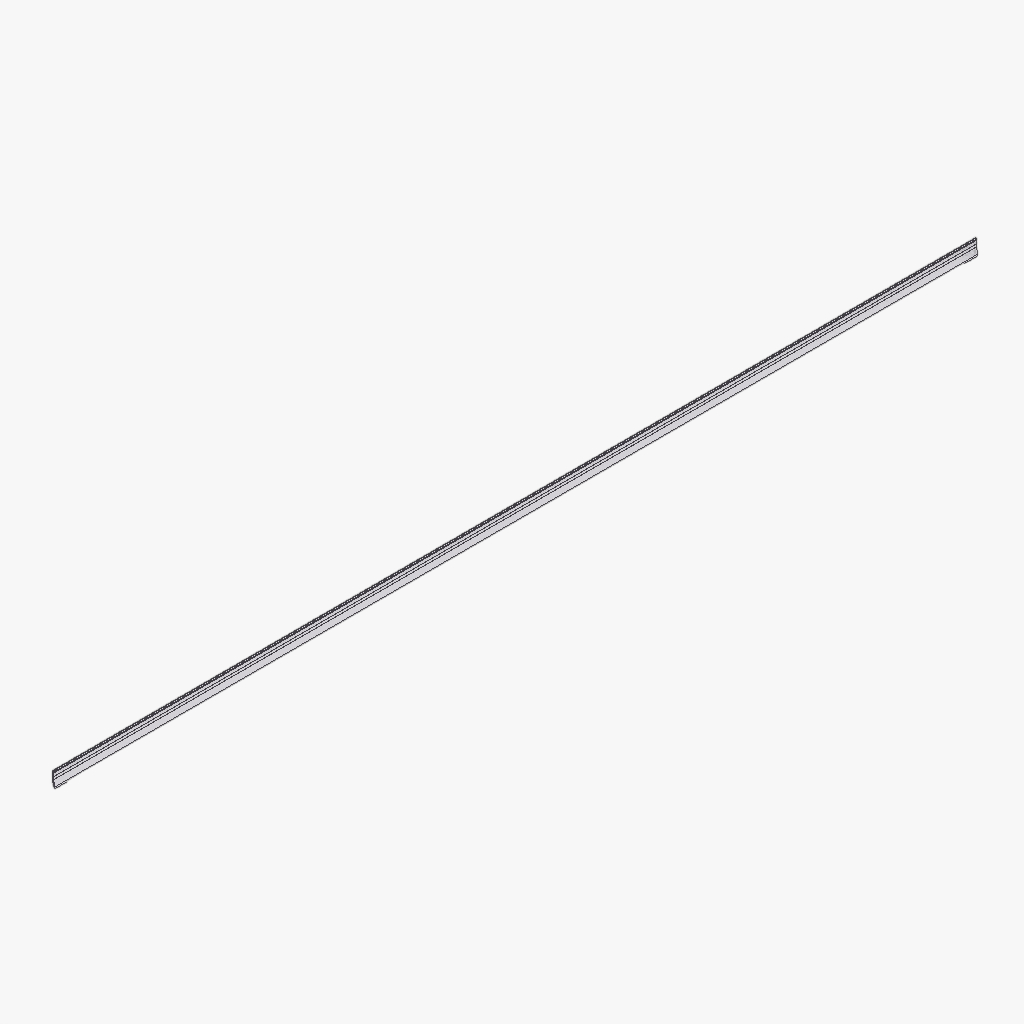 Aluminium Scharnier Bovendeel GB 365 gezaagd